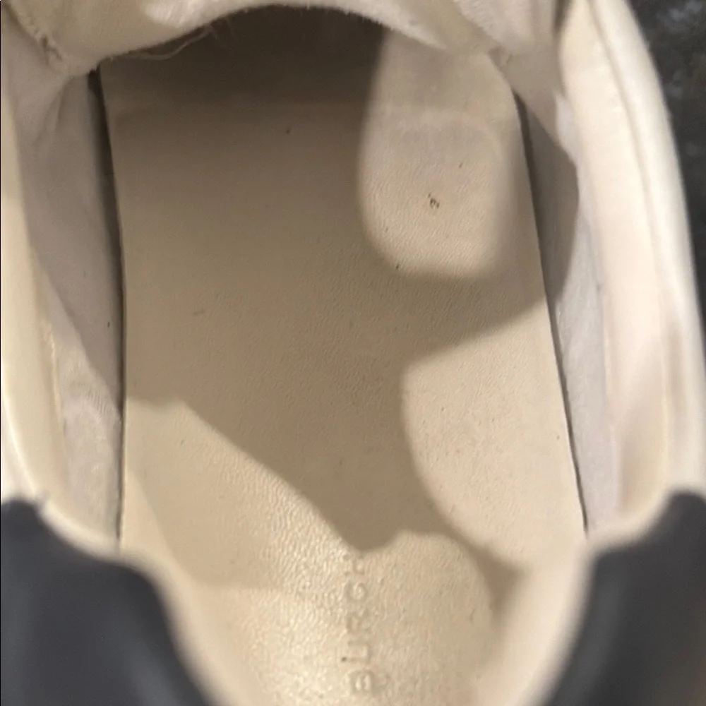Tory Burch Cream & Gray Logo Low-Top Sneakers for ladies